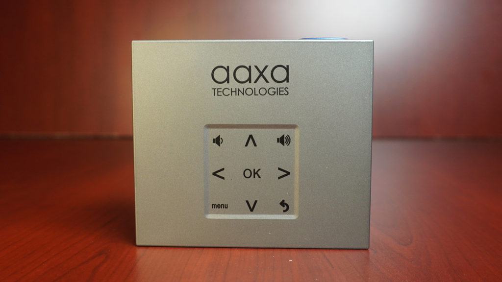 AAXA P8 mini projector from above
