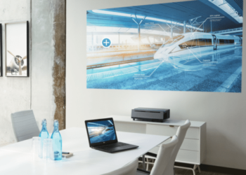 Dell S718QL UST projector in action