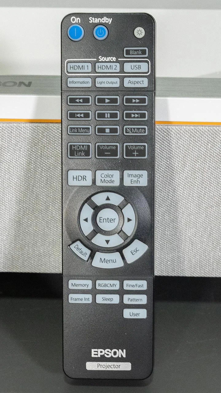 Epson QS100 Remote Control - Projector Reviews - Images