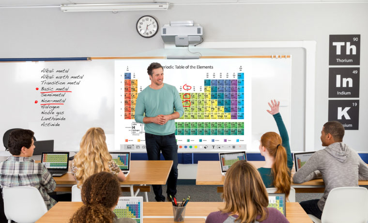 Epson Advertorial Classroom Epson interactive projectors