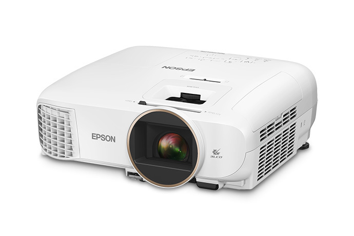 The Epson Home Cinema 2150 provides clear 1080p resolution and 2500 lumens brightness, perfect for home theaters with wireless setup options