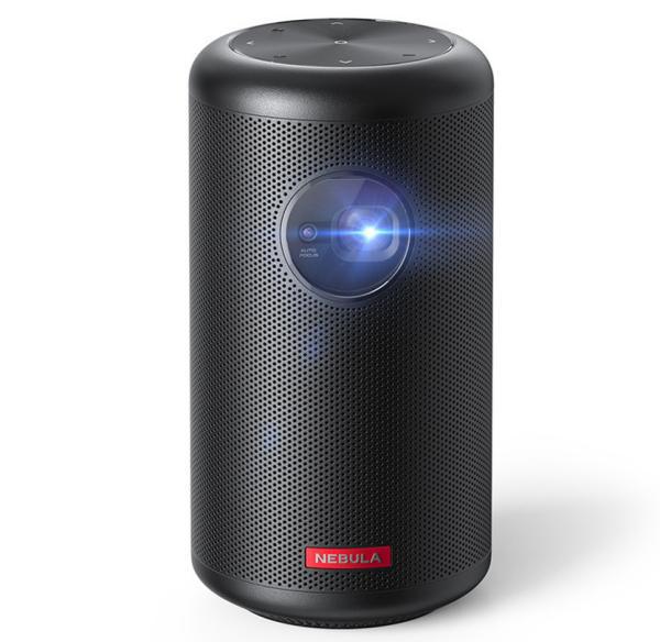 Anker Nebula Capsule 3 portable projector side view