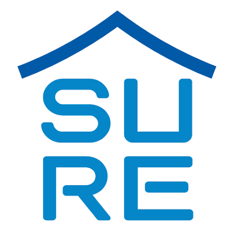 SURE Universal remote app interface for smart home and TV control